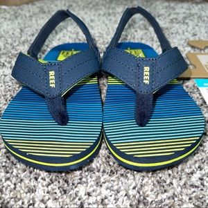 reef flip flops sandals little kids-size 9